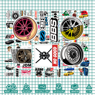 สติกเกอร์ติดรถยนต์ Sakazuki JDM JAPAN DOMESTIC MARKET V3