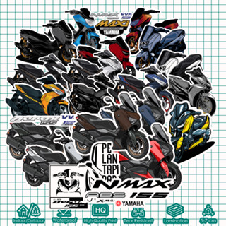 สติกเกอร์ กันน้ํา ลาย Sakazuki สําหรับ YAMAHA NMAX XMAX AEROX 155 VVA MAXI FAMILY