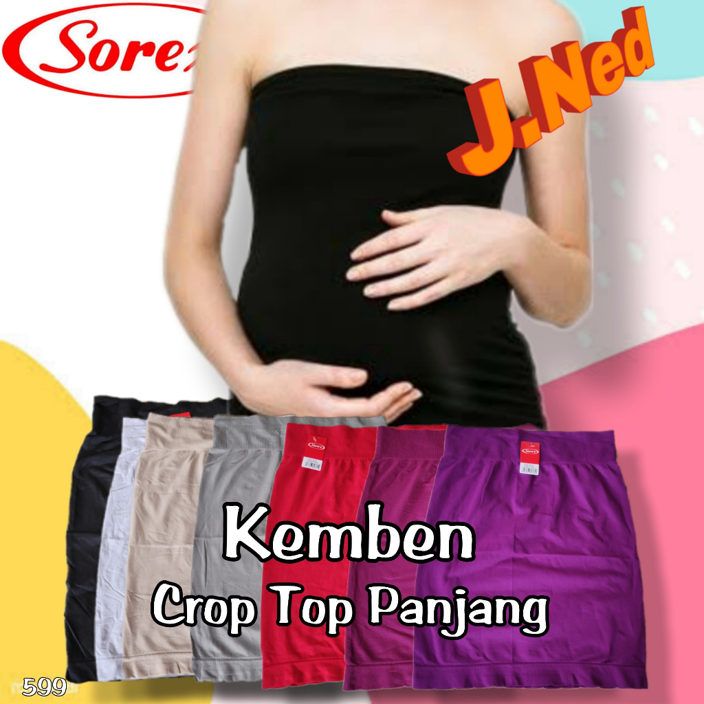 J599 Sorex Womens Long Tube Top, Sorex Womens Camisole ทุกขนาด