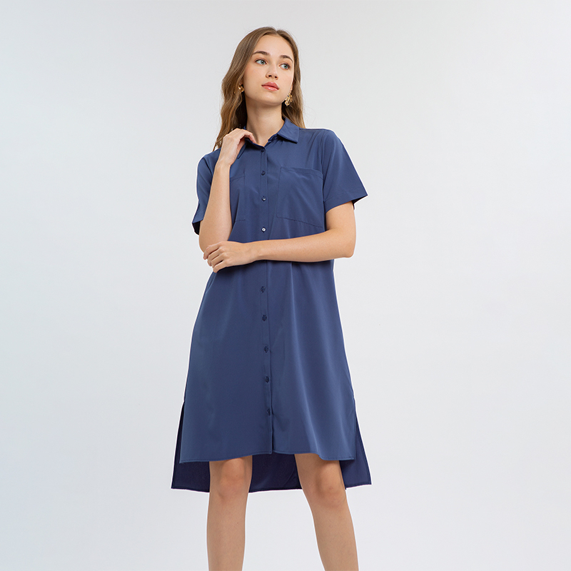 MINIMAL ขั้นต่ํา BB Bjorka Dress Blue Indigo