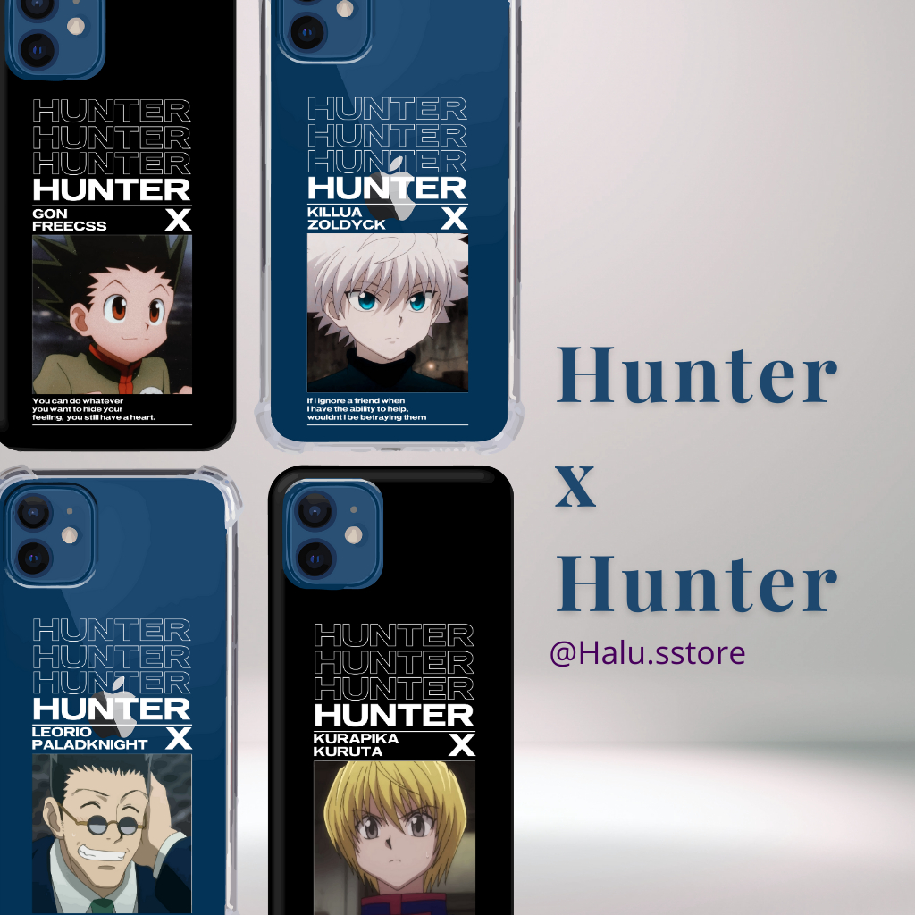 เคส Blackmatte Anime Hunter x Hunter Gon Freecs, Killua Zoldyck, Kurapika, Leorio, Hisoka
