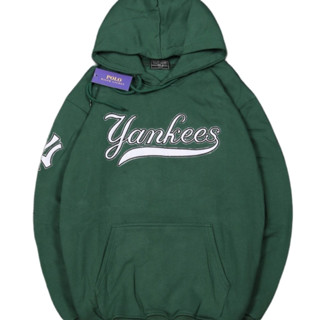 Yankees X เสื้อโปโล มีฮู้ด โดย RALPH LAUREN สีเขียว