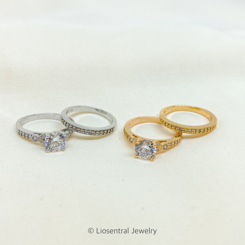 Liosentral - Jeha Amberly Ring | แหวนชุดเพชร