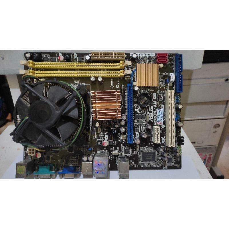 Mobo Asus P5KPL AM SE LGA 775 DDR2+Intel Core2duo 6650+พัดลม