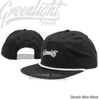 Snapback หมวกนักเรียน พรีเมี่ยม เรียบง่าย สีเขียว สําหรับผู้ชาย ผู้หญิง 1996