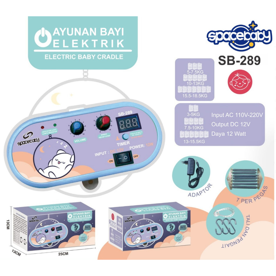 MESIN Space Baby Baby Swing Machine Spacebaby SB 289 - SBB Swing Machine