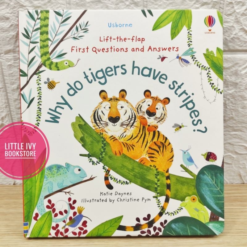 Usborne Lift The Flap คําถามและคําตอบแรก ทําไมเสือมีแถบ?