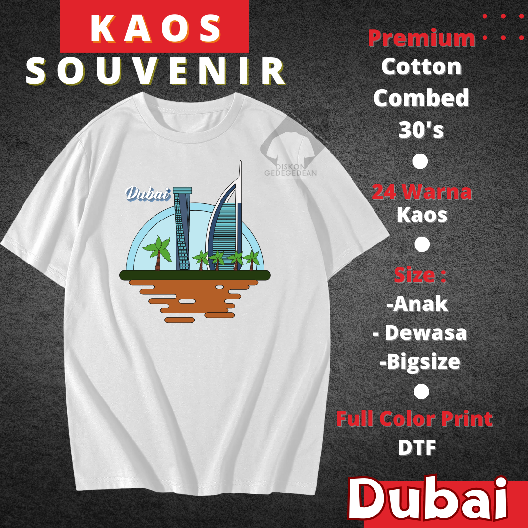DUBAI SOUVENIS T-SHIRTS - DUBAI SOUVENIRS - DUBAI SOUVENIS TSHIRT - 5 รุ่น - PART 3