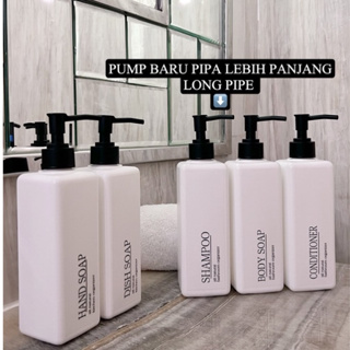 กล่องใส่ขวด 500 มล. กล่องสติกเกอร์ PUMP LUXURY. ขวดสุนทรีย์ รีฟิล สบู่เหลว จัดระเบียบ ที่ใส่สบู่เหลว เพื่อความสวยงาม