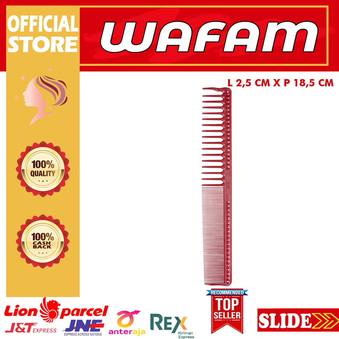 JRL CUTTING COMB หวีตัดผมหวี PARTING COMB J302