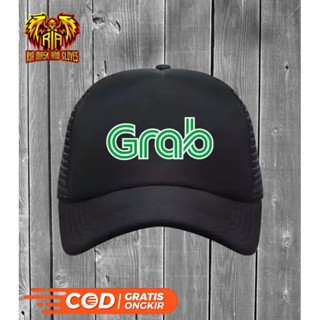 Nice G-R-A-B หมวกตาข่าย Snapback สําหรับผู้ชาย ผู้หญิง