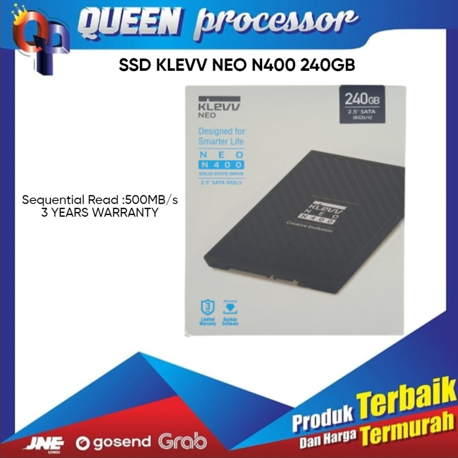 SSD KLEVV SSD NEO N400 240GB / SSD 240GB ผลิตในเกาหลีรับประกัน 3 ปี