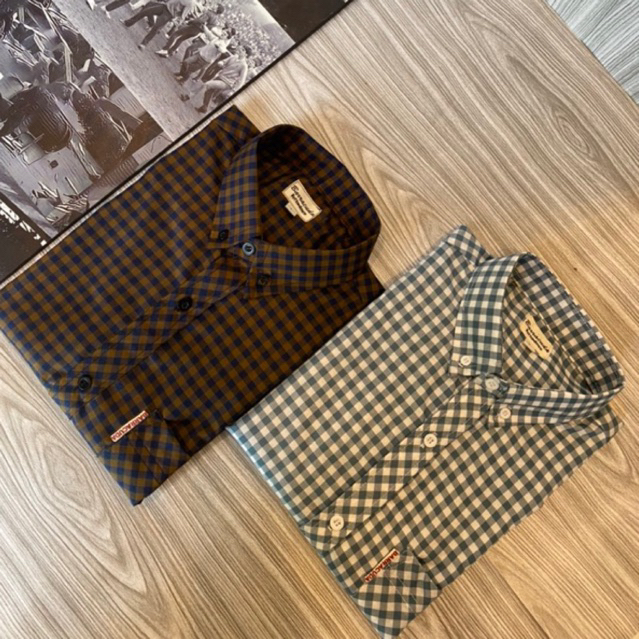 KEMEJA BUTTANDOWN PINGHAM SHIRT BROWN MOSCOW & BLUE MOSCOW