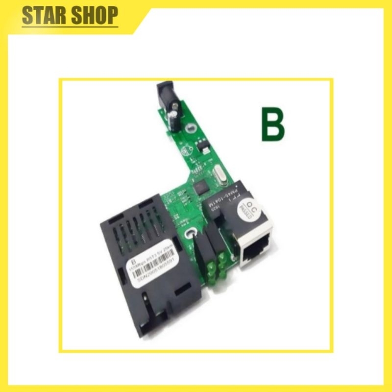 บอร์ด HTB 3100 Media Fiber optic ด้านข้าง B