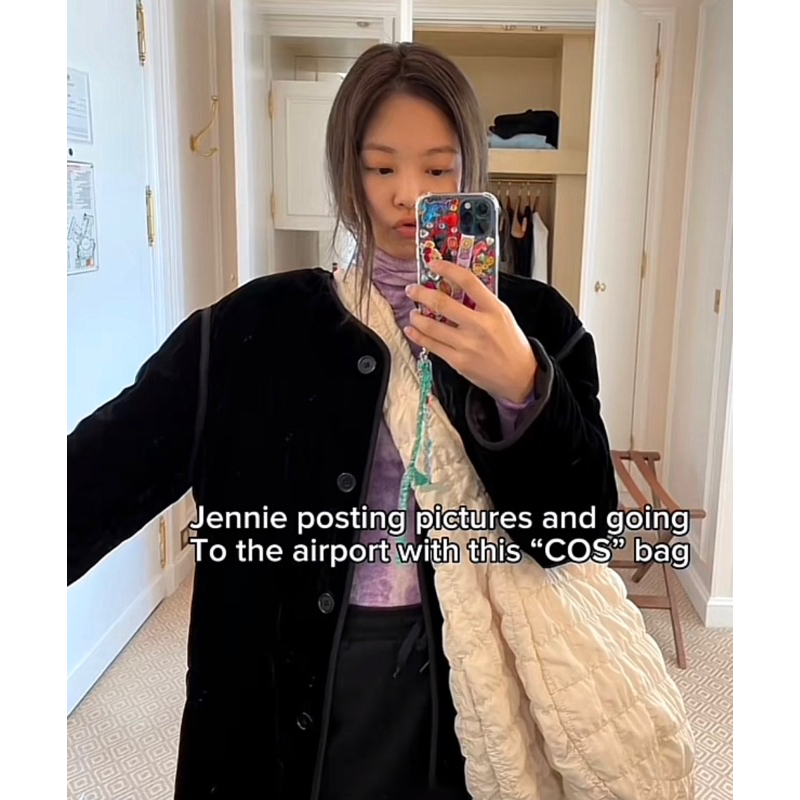 JENNIE BLACKPINK QUILTED BAG / PUFFY BAG / กระเป๋า UNISEX
