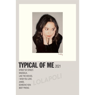 โปสเตอร์ปกอัลบั้ม Typical of Me - Laufey