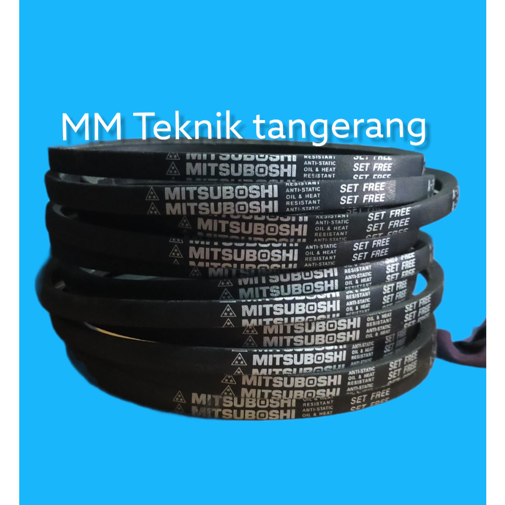 Vanbelt A186 A187 A188 A189 A190 สายยางพัดลม Mitsuboshi Mbi Vpower Van Fan Belt A 186 187 188 189 19