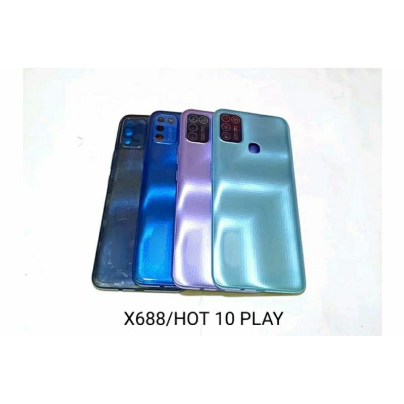 ฝาหลังประตูหลัง Infinix Hot 10 Play X688 X688B X688C