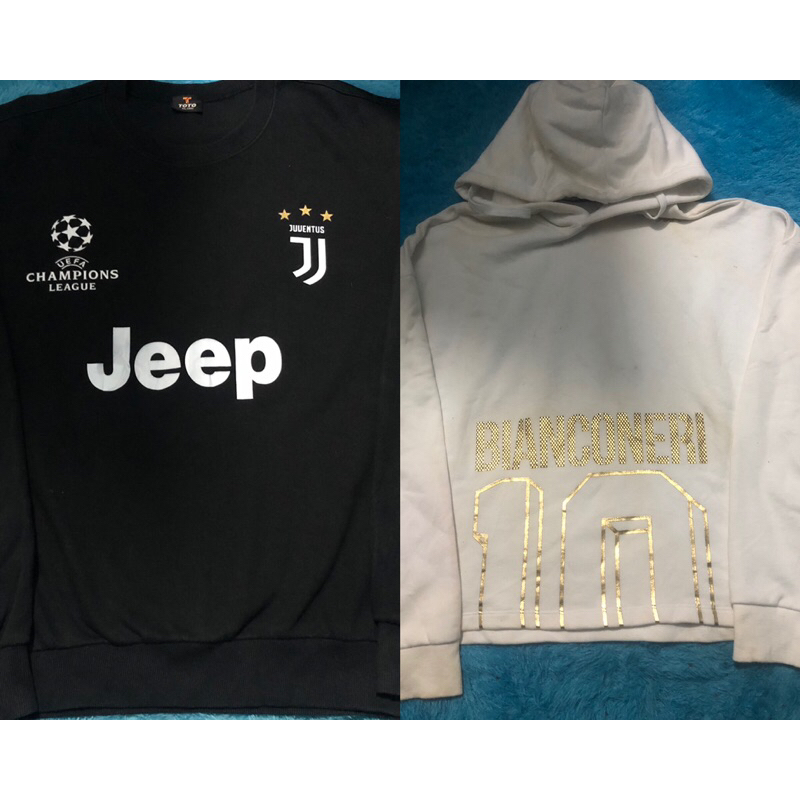 เสื้อกันหนาว คอกลม พิมพ์ลาย Juventus Ball Toto Kappa