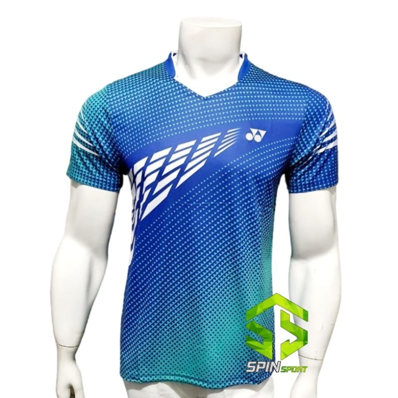 [ย1326ก]ล่าสุดไปพรีเมี่ยมนําเข้าเสื้อแบดมินตันแห้งเร็วเสื้อแบดมินตันเสื้อกีฬาเสื้อผ้าผู้ชายชายเสื้อย