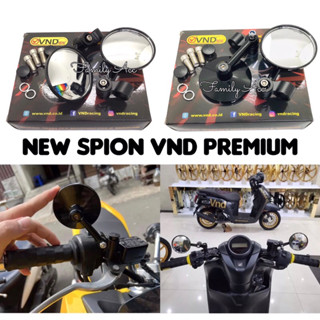 ใหม่ กระจกทรงกลม VND RACING พรีเมี่ยม นูน UNIVERSAL รถจักรยานยนต์ VESPA FINO BEAT FAZZIO NMAX AEROX XMAX PCX VARIO 110/125/150/160 VIXION SUPRA Etc