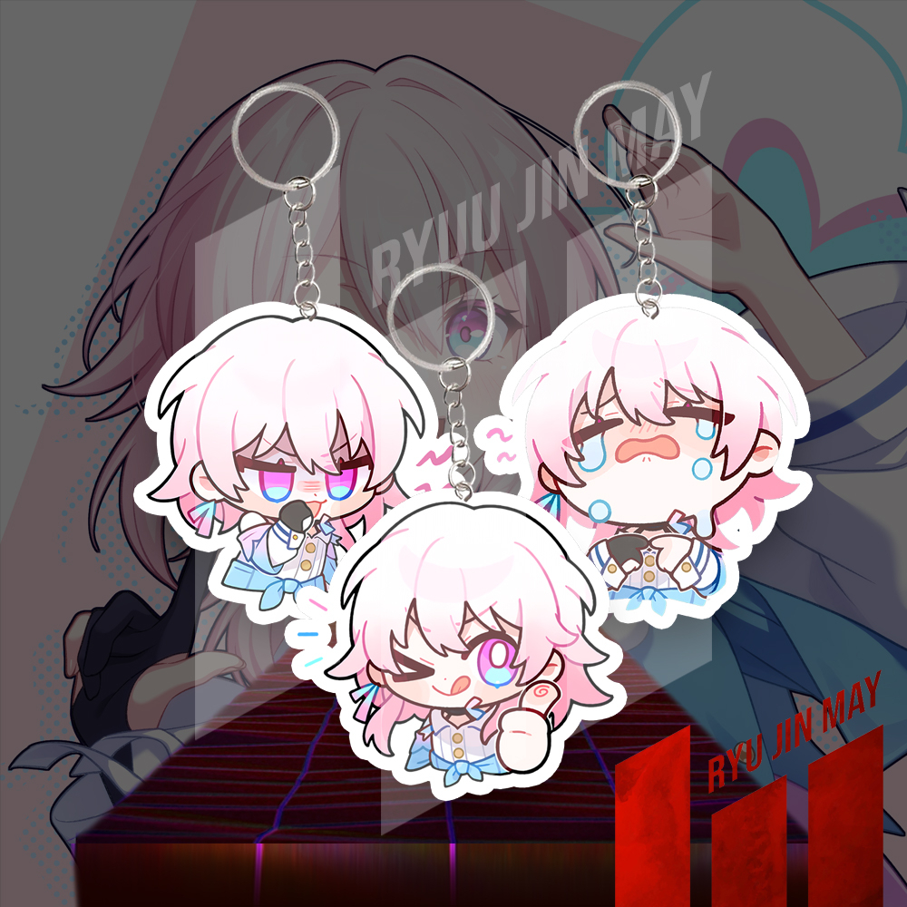 พวงกุญแจ HP GANTUNGAN - Honkai:StarRail - March7th