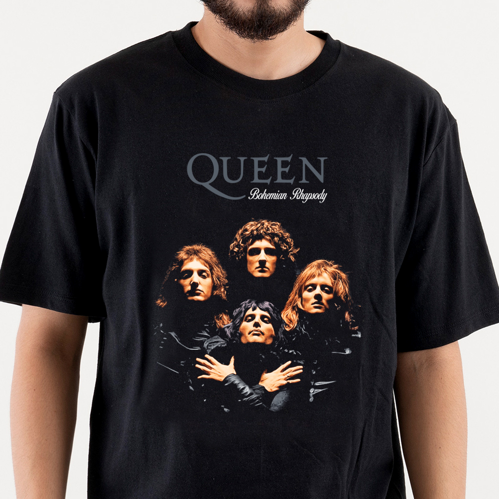 MUSIC T-SHIRT - IMMORTAL - QUEEN - BAND T-SHIRT - BOHEMIAN RHAPSODY
