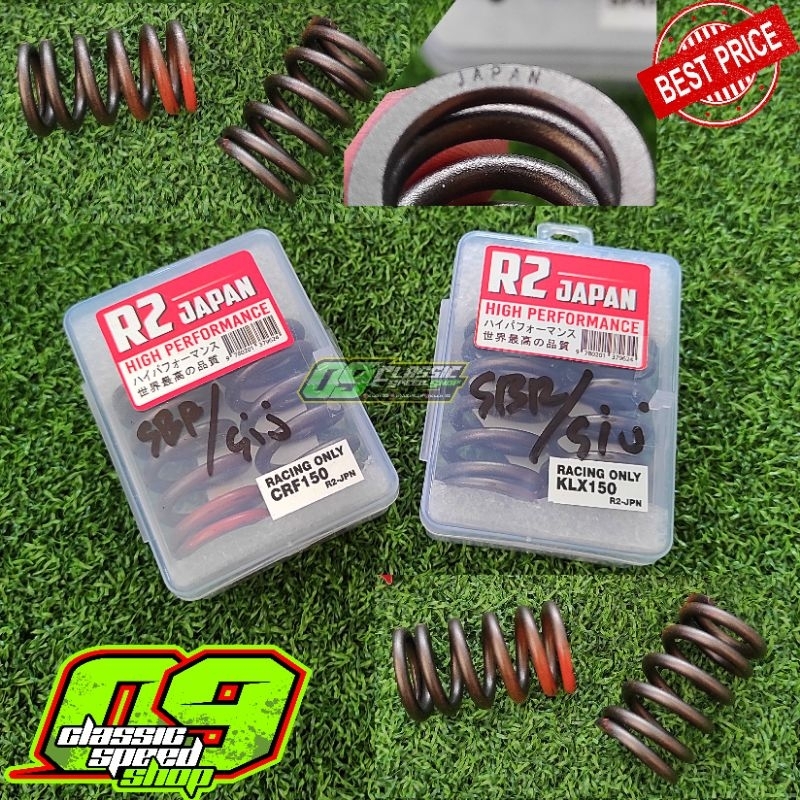 สปริงวาล์วญี่ปุ่นแท้ by R2 Japan klx 150, d tracker 150 & Crf Verza new Megapro (โช๊คโมโน)