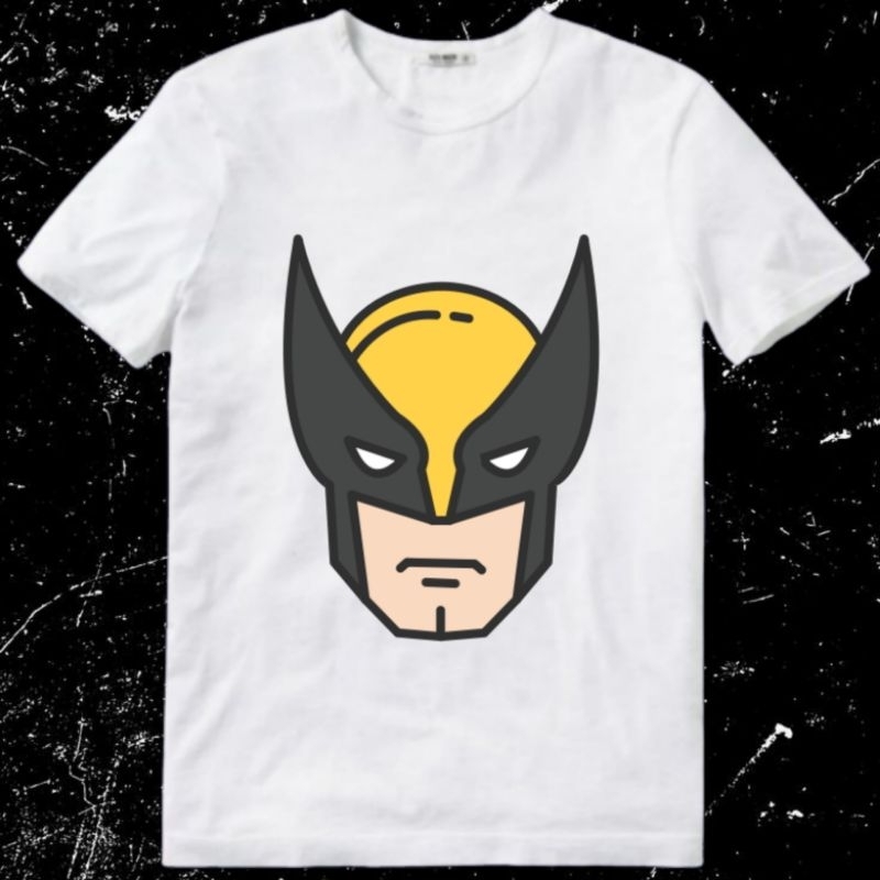 เสื้อยืดผู้ชายชายหญิง Unisex เด็ก Marvel Dc The Avengers Wolverine Wolverin Xmen X Men X-Men X-Men X