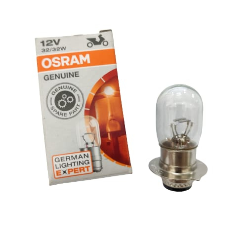 หลอดไฟหน้ารถจักรยานยนต์ H6 T19 Bebek Matic Universal Bulb ไฟหน้า Osram12V ของแท้ S