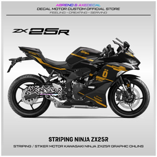 สติกเกอร์ ลายกราฟฟิค Ohlins Racing Kawasaki Ninja Zx 25R สําหรับติดตกแต่งรถจักรยานยนต์ ZX25R