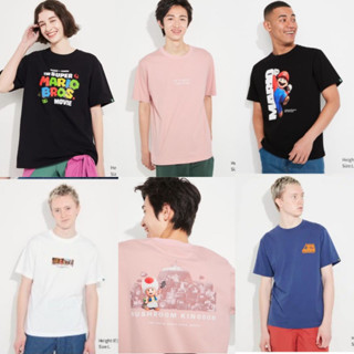 Unq x DISNEY/MARIO เสื้อยืด พิมพ์ลายกราฟฟิค Kaos สําหรับผู้ชาย ผู้หญิง