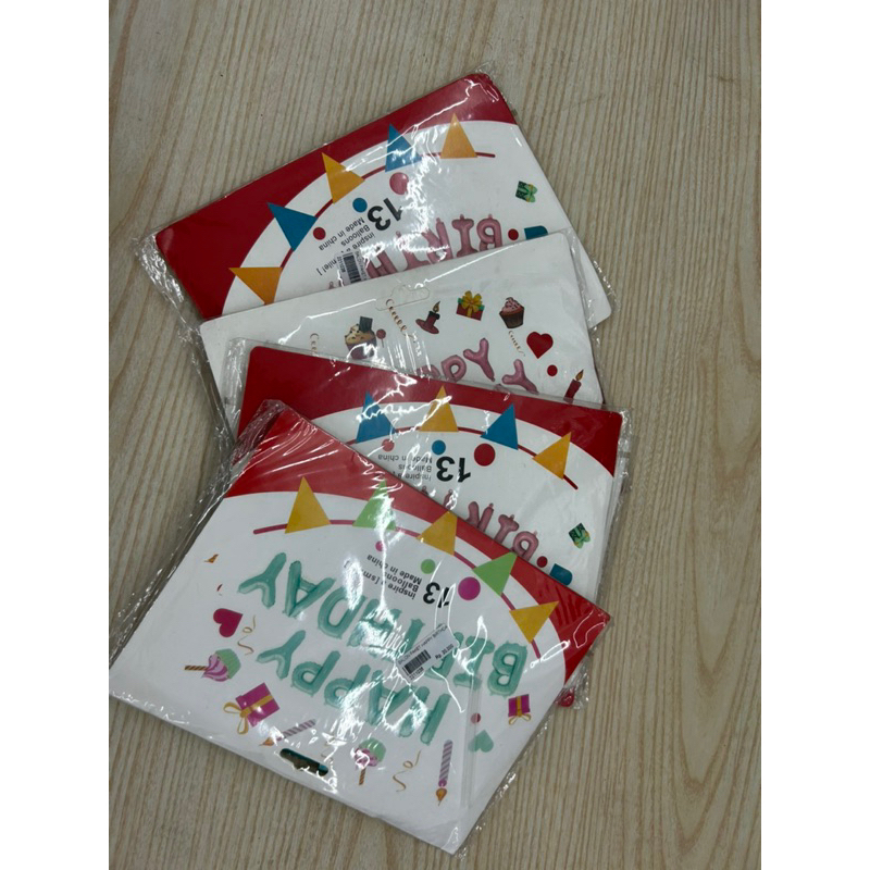 HAPPY BIRTHDAY BALLOONS (13 ตัวอักษร)