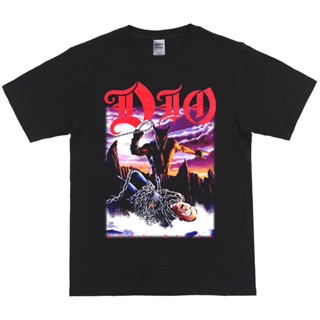 เสื้อยืด พิมพ์ลายวง Dio Holy Diver