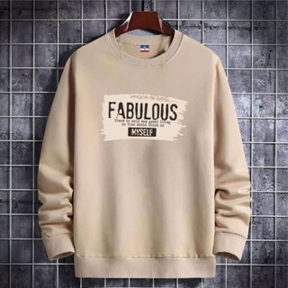 Basic UNISEX เสื้อกันหนาว สําหรับผู้ชาย และผู้หญิง | Fabolous CREWNECK เสื้อกันหนาว ขนาดใหญ่ สไตล์เกาหลี | เสื้อกันหนาว ขนาดใหญ่