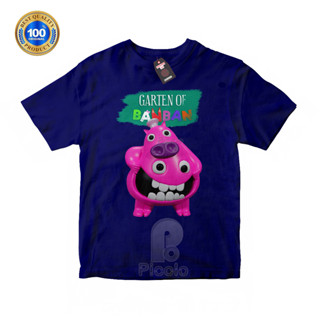 (ฟรีชื่อ) เสื้อยืด ผ้าฝ้าย พิมพ์ลายตัวอักษร MOTIF PIGSTER GARTEN OF BANBAN UNISEX สําหรับเด็ก