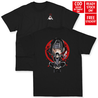 เสื้อยืด พิมพ์ลายอนิเมะนารูโตะ Uchiha ITACHI ANBU AKATSUKI MANGEKYOU SHARINGAN สไตล์ญี่ปุ่น