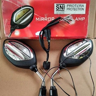 กระจกสัญญาณไฟ LED AHM สําหรับ Honda Vario 125 Vario 150 Vario 160 Honda Beat Honda genio