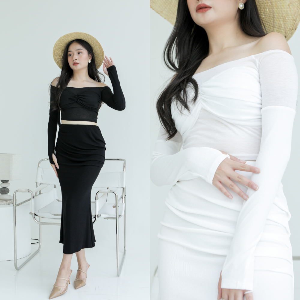 CLEARANCE Ethereal - ชุด Tatum Sabrina