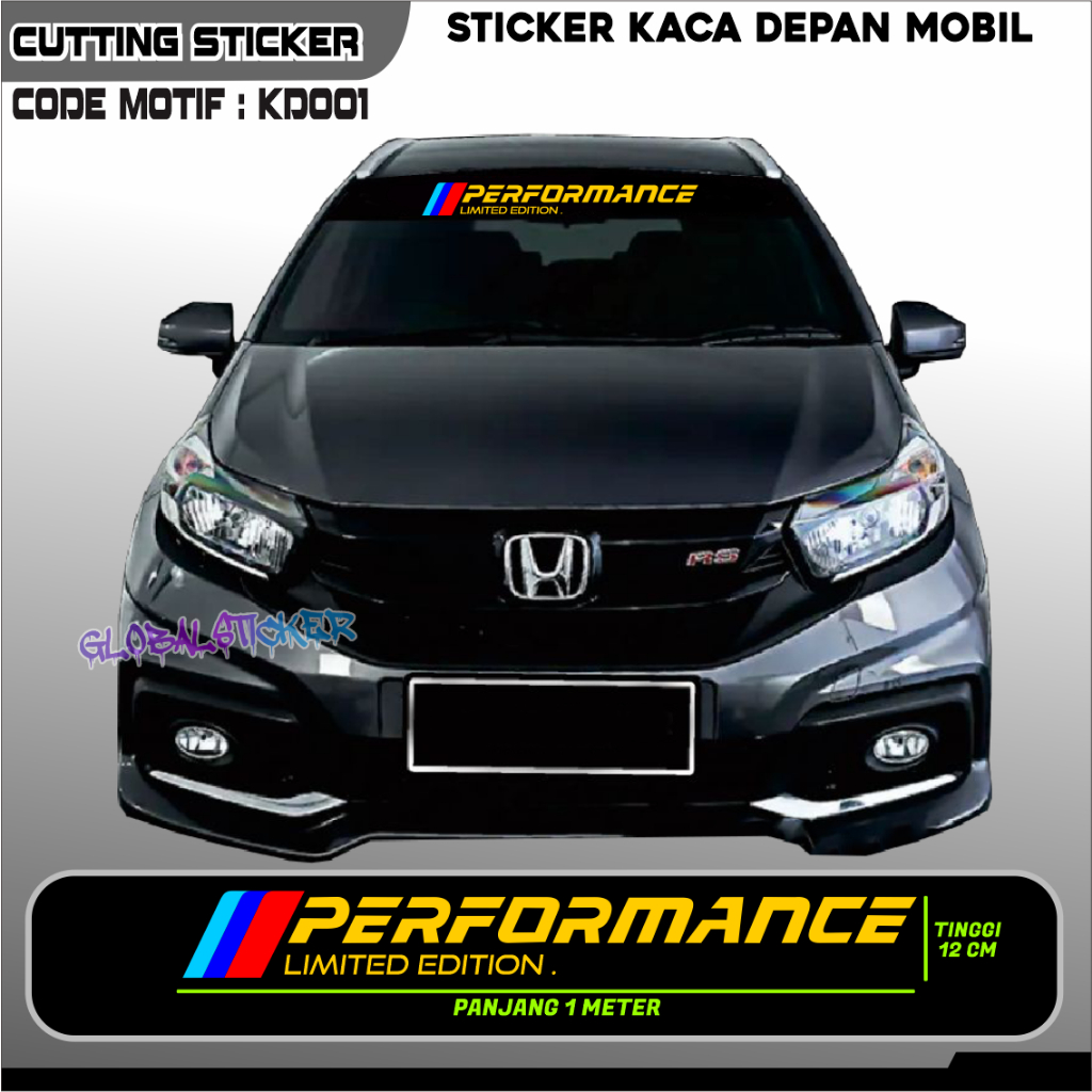 PROFOSIONAL KD001 สติ๊กเกอร์หน้าต่างรถยนต์ WINDOW สติ๊กเกอร์ด้านหน้า