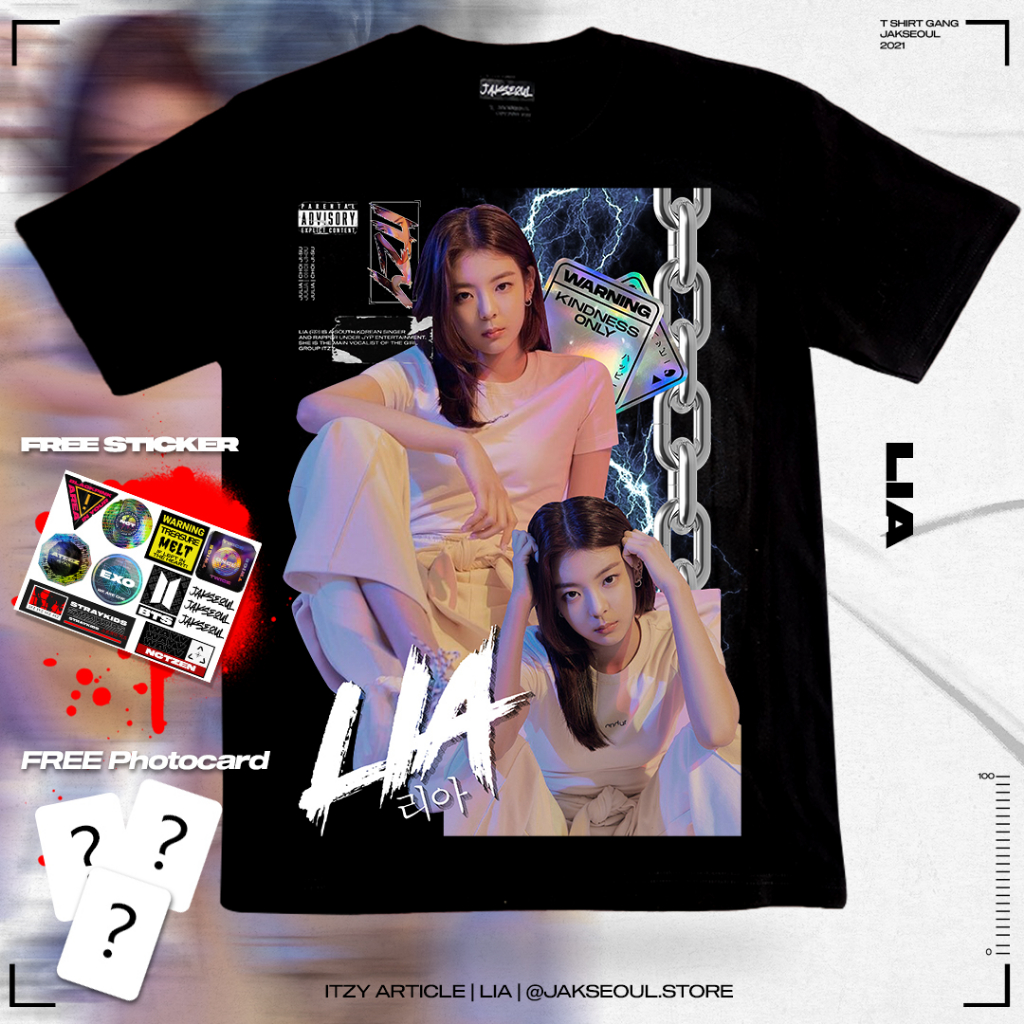 เสื้อยืด Itzy Lia โดย jakseoul