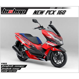 สติกเกอร์รูปลอก แบบเต็มตัว ลาย honda new pcx 160 petronas