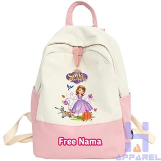 Sofia THE FIRST DISNEY กระเป๋าเป้สะพายหลัง สําหรับเด็ก