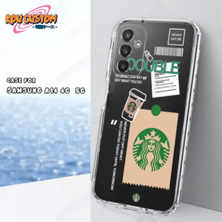 [STARBUCKS Motif] เคสโทรศัพท์มือถือแบบแข็ง หรูหรา สําหรับ SAMSUNG A14 A14 5G A14 A14 5G A14 A14 5G Hp A14 A14 5G เคส -