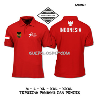 เสื้อโปโล ลายครบรอบ 78 ปี 12 ปี สไตล์อินโดนีเซีย สําหรับ INDONESIA Forward Gueplaindotcom