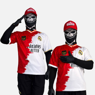 เสื้อกีฬาแขนสั้น ลายทีม Jersey Madrid x indonesia