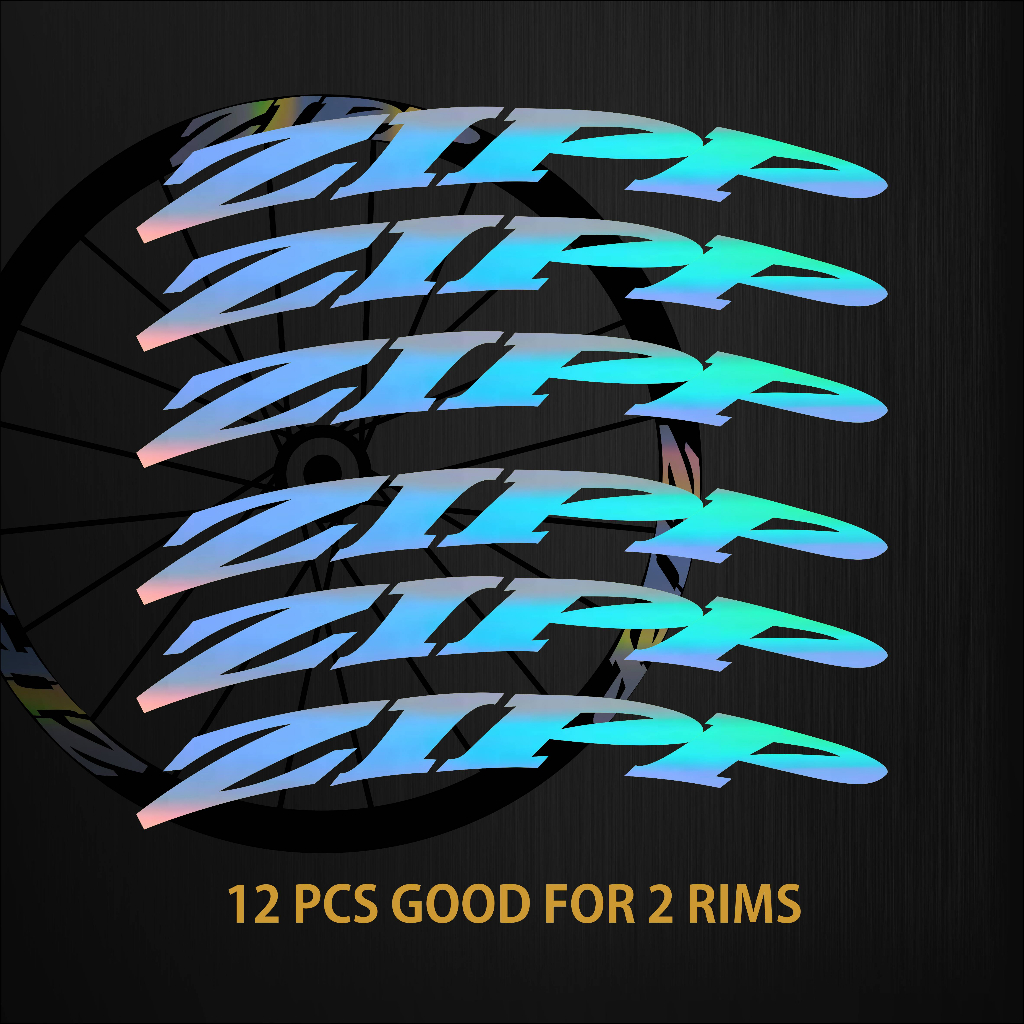 สติกเกอร์ตัดรูปลอกขอบขอบขอบ Zipp สติกเกอร์จักรยานขอบ 20" 26-27.5" 700cc