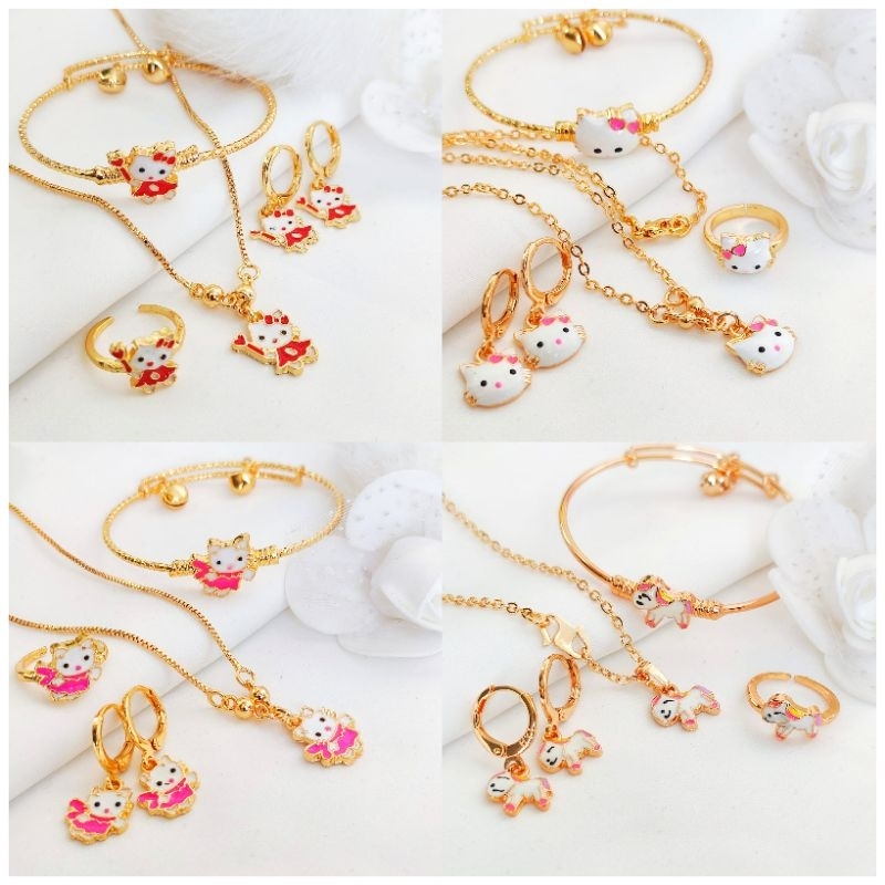 เครื่องประดับเด็กนําเข้าชุดยูนิคอร์น / ชุดสร้อยคอยูนิคอร์น รหัส bga RRP หงส์ RP