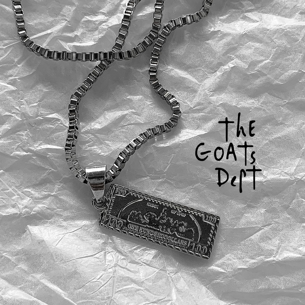 MATA The Goats Dept - Dollar Bill Necklace Original / tgd745 ต่างประเทศเงินสร้อยคอบิลดอลลาร์รูปร่างเ