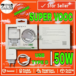 อุปกรณ์ชาร์จ Oppo Super VOOC ของแท้ 100% Type C 10v-5A 50watt